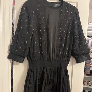 Black star dress